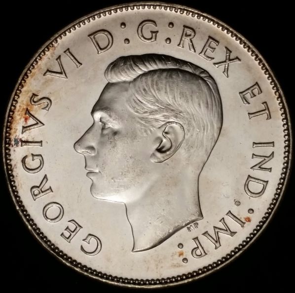 1947ml-Canada-50-Cent-For-Grade.